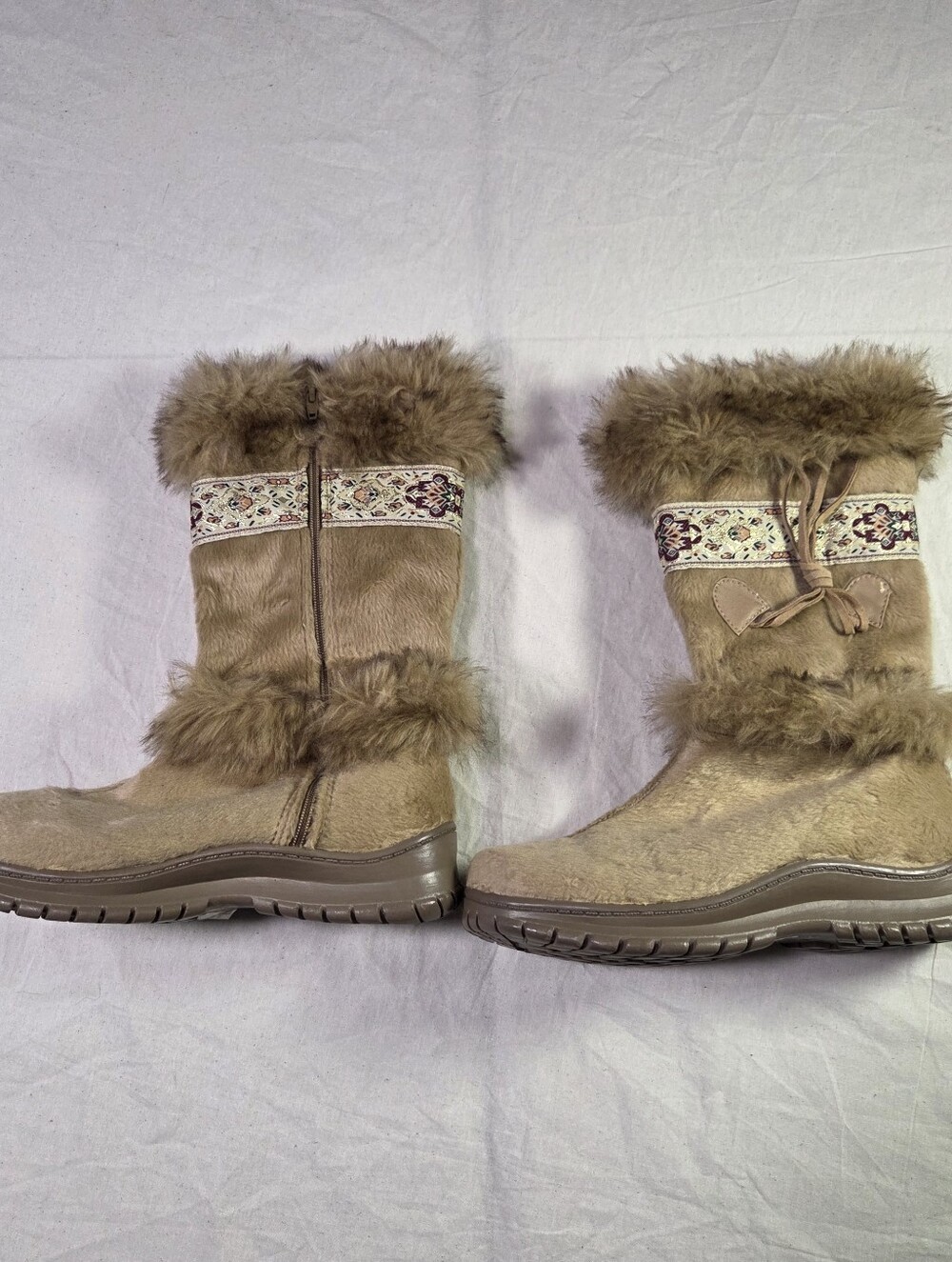 Vintage Bamboo "Bert-08" Faux Fur Winter Boots